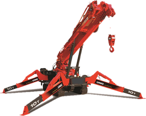 SPYDERCRANE URW1006 mini crawler crane, 1006 Series