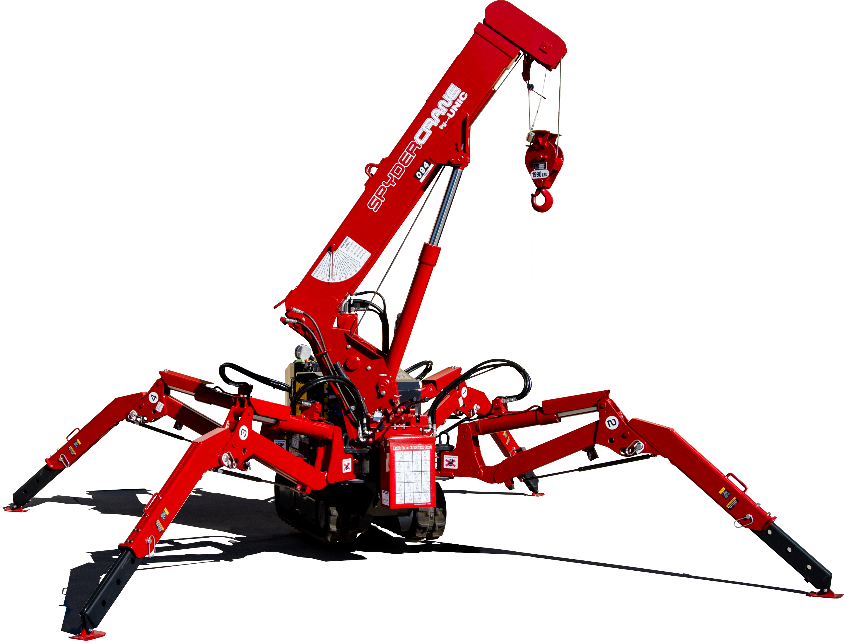 SPYDERCRANE URW094 mini crawler crane, 090 Series