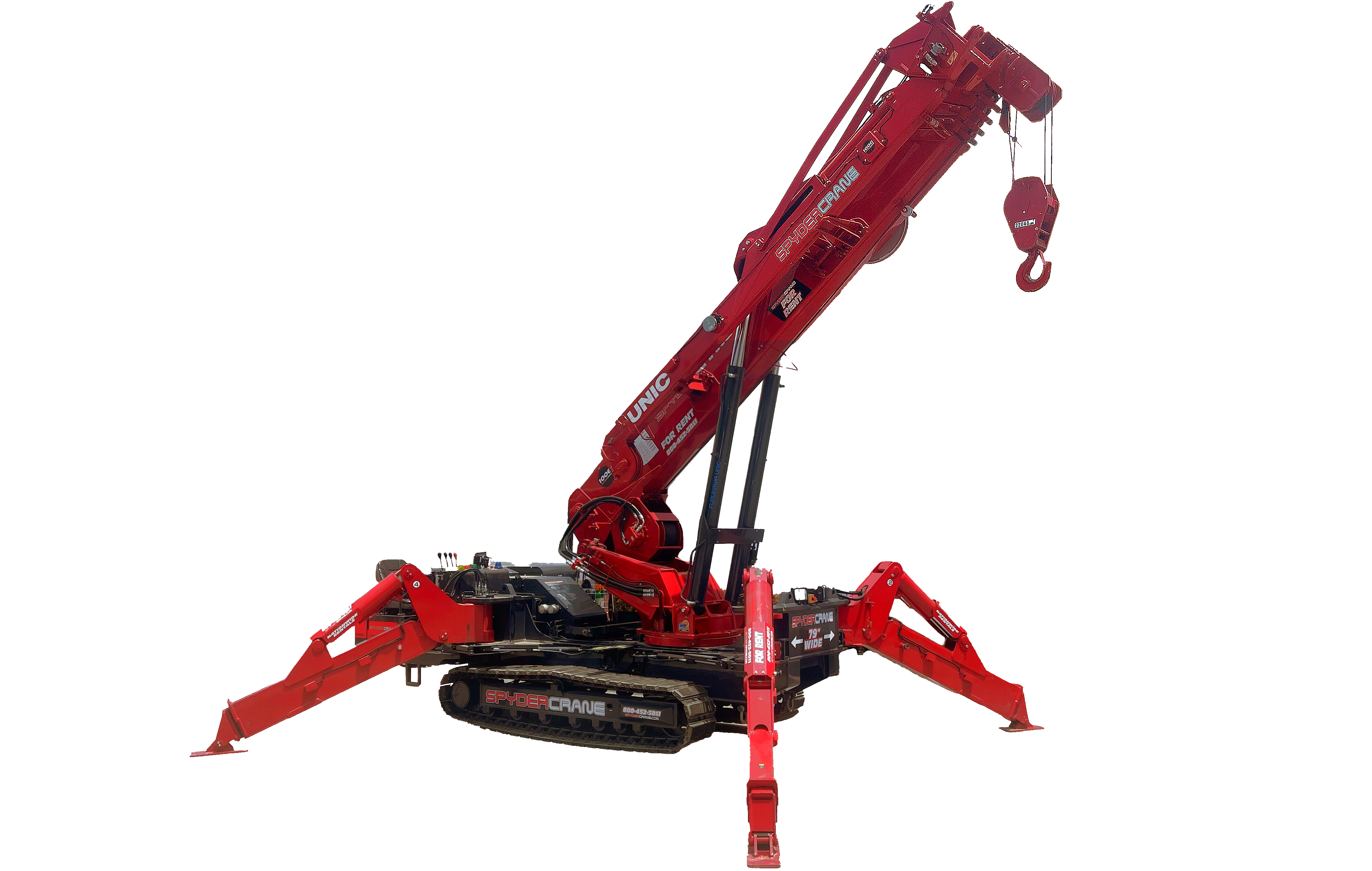 SPYDERCRANE URW1006 mini crawler crane, 1006 Series