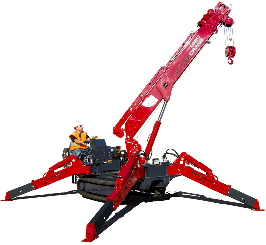 SPYDERCRANE URW376 mini crawler crane, 300 Series